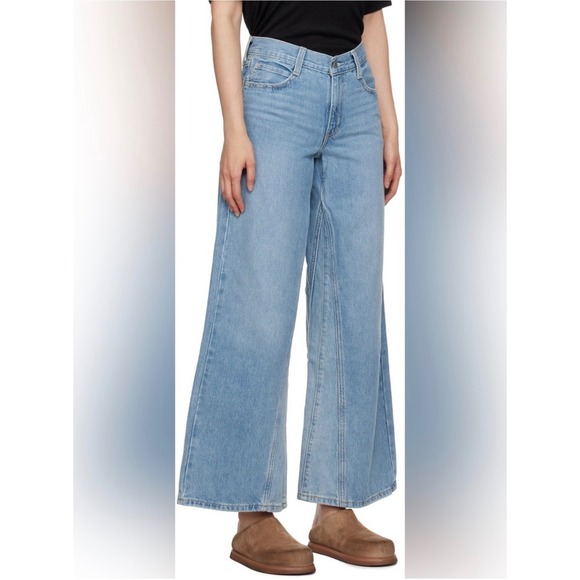 Levi's Denim - Levi's '94 Baggy Wide‎ Leg Jeans Women's 26 Light Wash Panel Wide Leg Denim